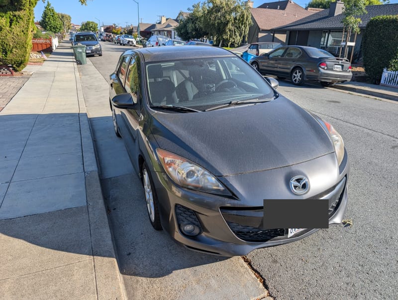 Additional front view of the Mazda3
